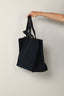 Kassl Editions - Tas - Tote canvas - Navy/oil black - BYLOTTE