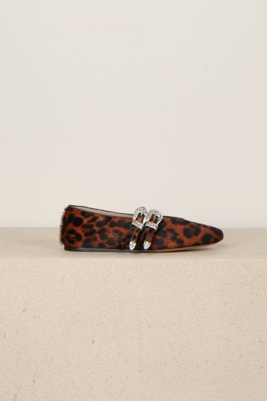 Shop Le Monde Béryl - Ballerina - Claudia Slipper - Leopard - BYLOTTE