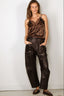 Nili Lotan - Broek - Shon Leather - Dark Brown