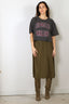 Lisa Yang - Rok - Midi Skirt - Deep Ivy - BYLOTTE