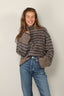 Lisa Yang - Sweater - Floren Stripes - Truffle Night Fall - BYLOTTE