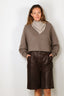 Lisa Yang - Sweater - Karine - Truffle - BYLOTTE