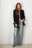 Lisa Yang - Top - Vivian stripes - Salt Noir - BYLOTTE