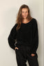 Lisa Yang - Trui - Kamila - Black Brushed - BYLOTTE