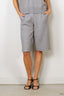 Liya - Short - Culotte Racer Double Face - Felt Grey - BYLOTTE