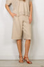 Liya - Short - Culotte Racer Double Face - Sand - BYLOTTE