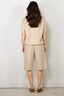 Liya - Top - Pull Flint - Sand - BYLOTTE