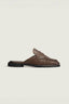 Posa - Loafers - Penny Mule Leather - Saddle Brown