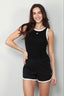 Lois - Top - Ida Tank - Black - BYLOTTE