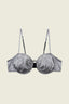 Love Stories - Unpadded wire bra - Glow - Silver - BYLOTTE