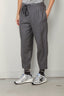 Maria McManus - Broek - Barrel Leg Drawstring Trouser - Charcoal Tweed - BYLOTTE