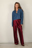 Maria McManus - Broek - Bias Cut Trouser - Ox Blood - BYLOTTE