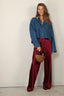 Maria McManus - Broek - Bias Cut Trouser - Ox Blood - BYLOTTE