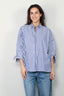 Max Mara - Blouse - Hudson - Navy Pinstripes - BYLOTTE