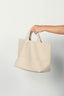 Naghedi - Tas - St Barths medium tote - Ecru - BYLOTTE