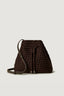 Naghedi - Tas - Gramercy Bucket Bag Medium - Chocolate
