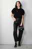 Nili Lotan - Broek - Shon - Black Leather - BYLOTTE