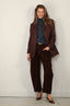 Nili Lotan - Broek - Shon Corduroy - Merlot - BYLOTTE
