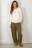 Nili Lotan - Broek - Shon - Olive Green - BYLOTTE