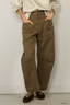 Nili Lotan - Broek - Shon - Olive Green - BYLOTTE