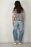 Nili Lotan - T-Shirt - Brady - Dark Navy Stripe - BYLOTTE