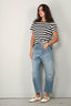 Nili Lotan - T-Shirt - Brady - Dark Navy Stripe - BYLOTTE
