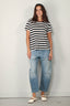 Nili Lotan - T-Shirt - Brady - Dark Navy Stripe - BYLOTTE