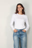 Nili Lotan - T-Shirt - Emelie Tee - White - BYLOTTE