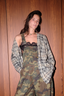 R13 - Vest - Printed Oversized Cardigan - Grey Black Plaid