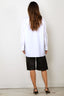 Golden Goose - Blouse - Journey W's Over Shirt With Pleated Bib Pollon Cotton Popline - White
