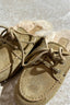Posa - Loafers - Boat Loafer Mule Fur Suede - Desert Tan