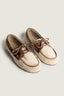 Posa - Loafer - Boat Loafer Alpina - Brown/Light Taupe - BYLOTTE