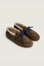 Posa - Loafer - Boat Loafer Brushed Fur Suede - Dark Brown - BYLOTTE