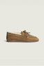 Posa - Loafer - Boat Loafer Brushed Fur Suede - Desert Tan - BYLOTTE