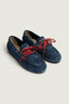 Posa - Loafers - Boat Loafer Brushed Denim - Dark Blue