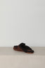 Posa - Loafers - Aspen Mule Suede - Dark Brown