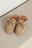 Posa - Loafers - Boat Loafer Mule Suede - Tan