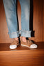 BYLOTTE Studios x Posa - Loafers - Boat Loafers - Cognac / White