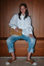 BYLOTTE Studios x Posa - Loafers - Boat Loafers - Cognac / White