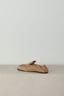 Posa - Loafers - Penny Loafer Square Suede - Light Camel