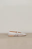 Posa - Ballerina's - Baletto Mesh Patent - White