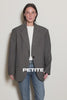 BYLOTTE Studios - Oversized Blazer - Harvey Blazer - Grey Melange