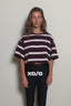 BYLOTTE Studios - T-Shirt - Olsen Tee - Bordeaux / White / Navy