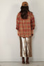 R13 - Blouse - Boyfriend Shirt - Bleached Red Ecru Plaid - BYLOTTE