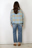 R13 - Blouse - Cropped Work Shirt - Light Blue Plaid - BYLOTTE
