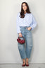 R13 - Blouse - Crossover Bubble Shirt - EOE Light Blue - BYLOTTE