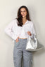 R13 - Blouse - Crossover bubble shirt - White - BYLOTTE