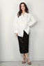 R13 - Blouse - Drop Neck Shirt - White - BYLOTTE