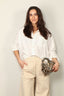 R13 - Blouse - Drop Neck Shirt - White - BYLOTTE