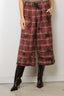 R13 - Broek - Cropped Wide Leg Utility Pant - Purple Plaid - BYLOTTE